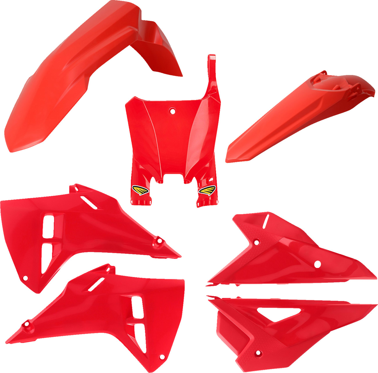 Cycra Replica Plastic Kit Honda CRF250R/CRF450R 2025 - Red 1CYC-9437-32