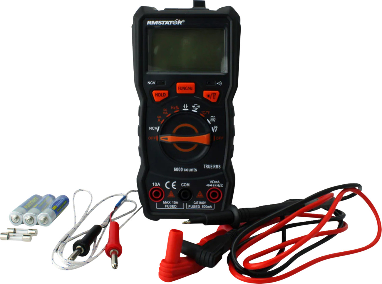 Rm stator Digital Multimeter DC/AC Voltage Resistance Diode Transistor Continuity Test