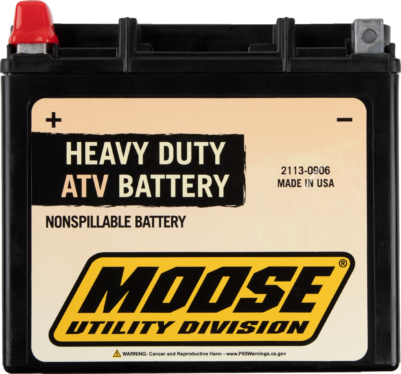 Moose Racing Factory-Activated AGM Maintenance-Free Battery