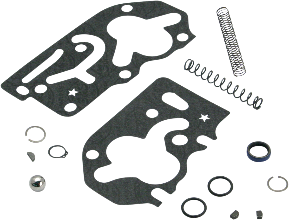S&S CYCLE High Volume/High Pressure (HVHP) Polished Billet Oil Pump Repair Kit
