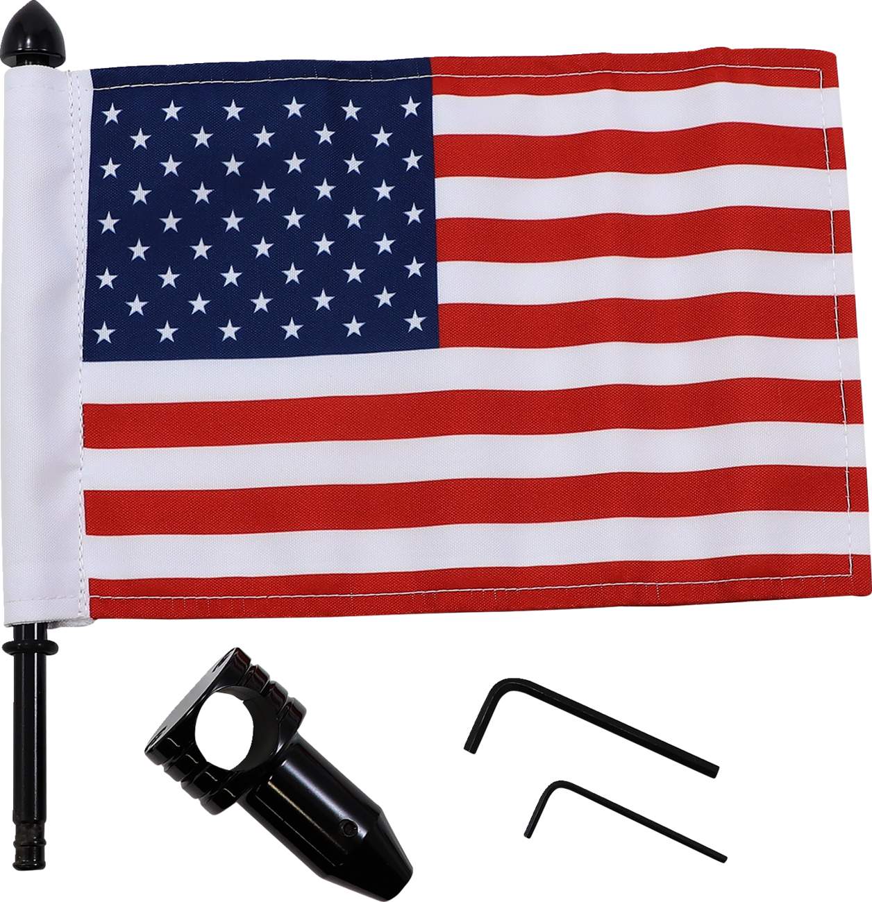 Saddlebag Bar Flag Mount With Flag