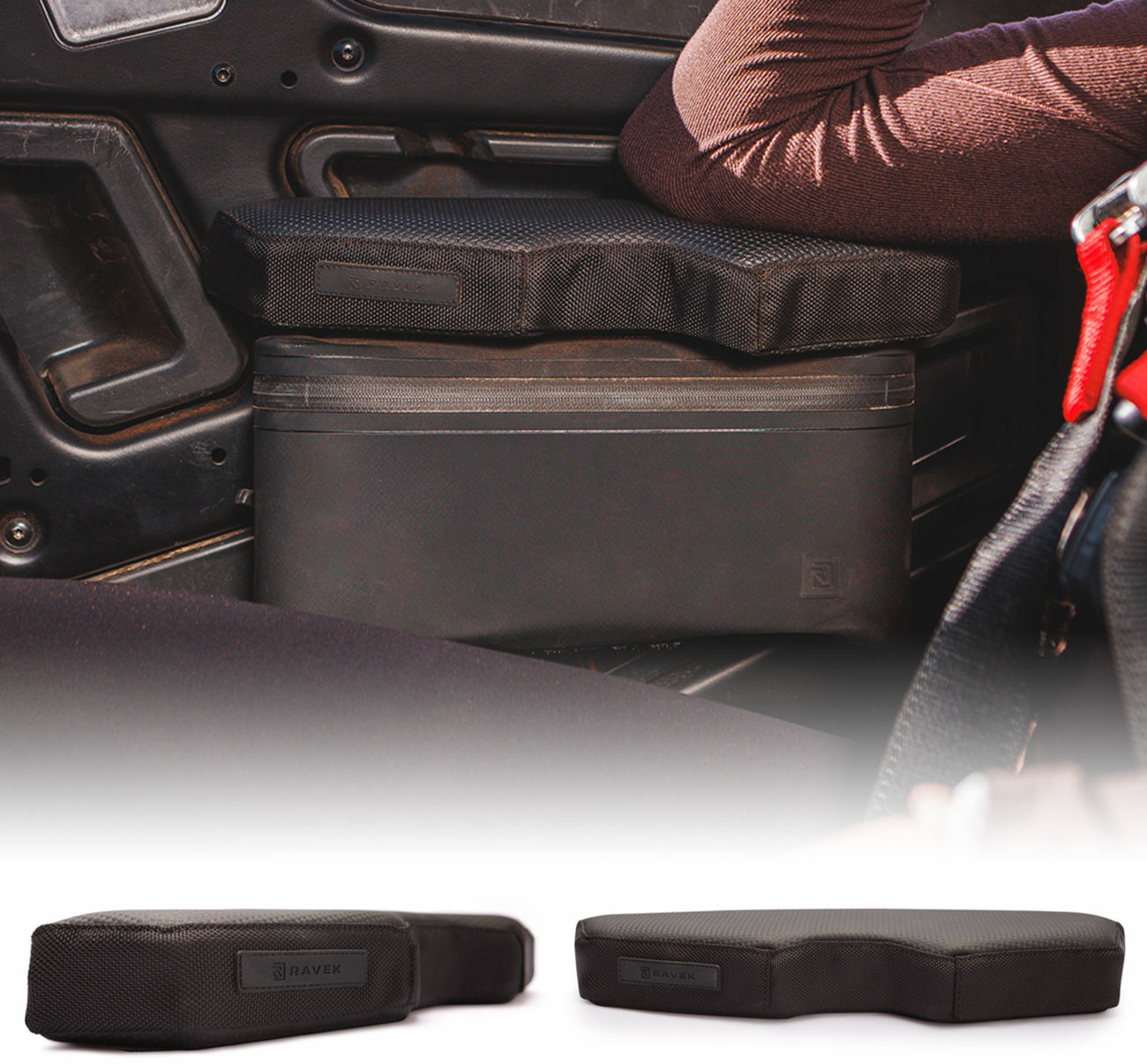 Ravek Heavy Duty Adjustable Armrests Polaris RZR XP 1000 / XP 4 1000 2024-2025