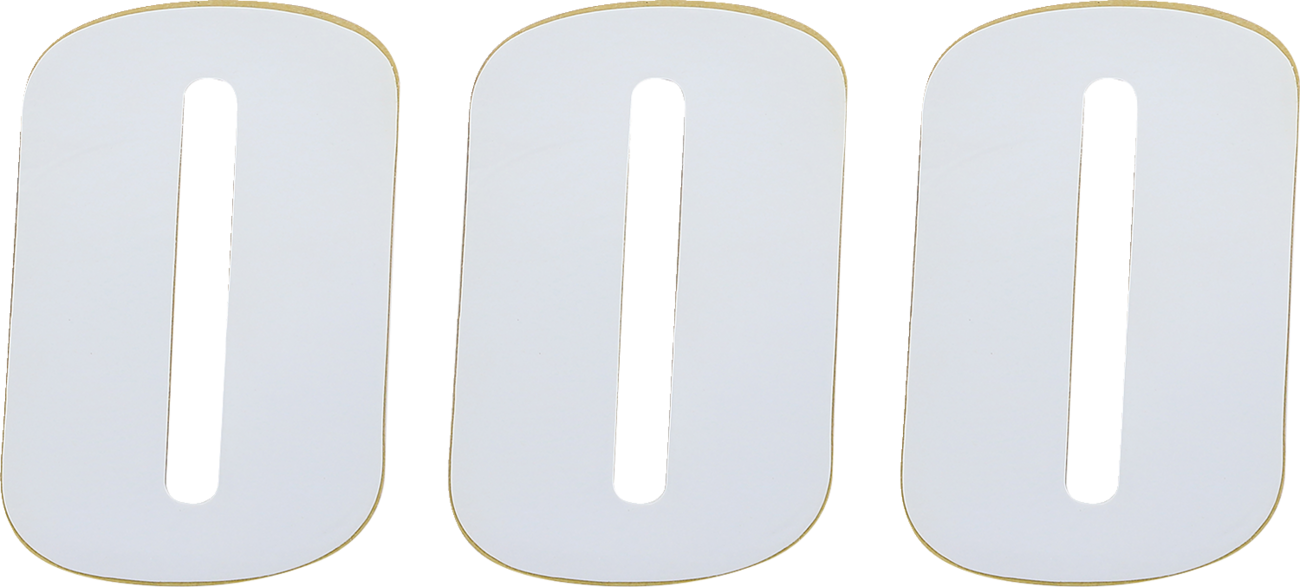 Vinyl Race Numbers