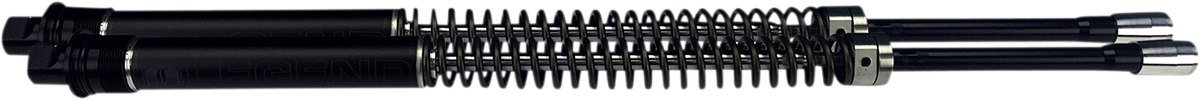 Legend suspension AXEO Trike Front Suspension - Black - 41 mm - '09-'13 Tri-Glide Models 2009-2013 Harley Davidson FLHTCUTG Tri Glide Ultra / 2010-2011 Harley Davidson FLHXXX Street Glide Trike