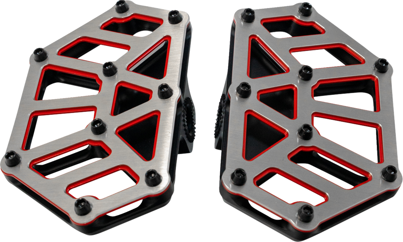 Kodlin usa NXL Mini Floorboards - Black w/ Red Accent