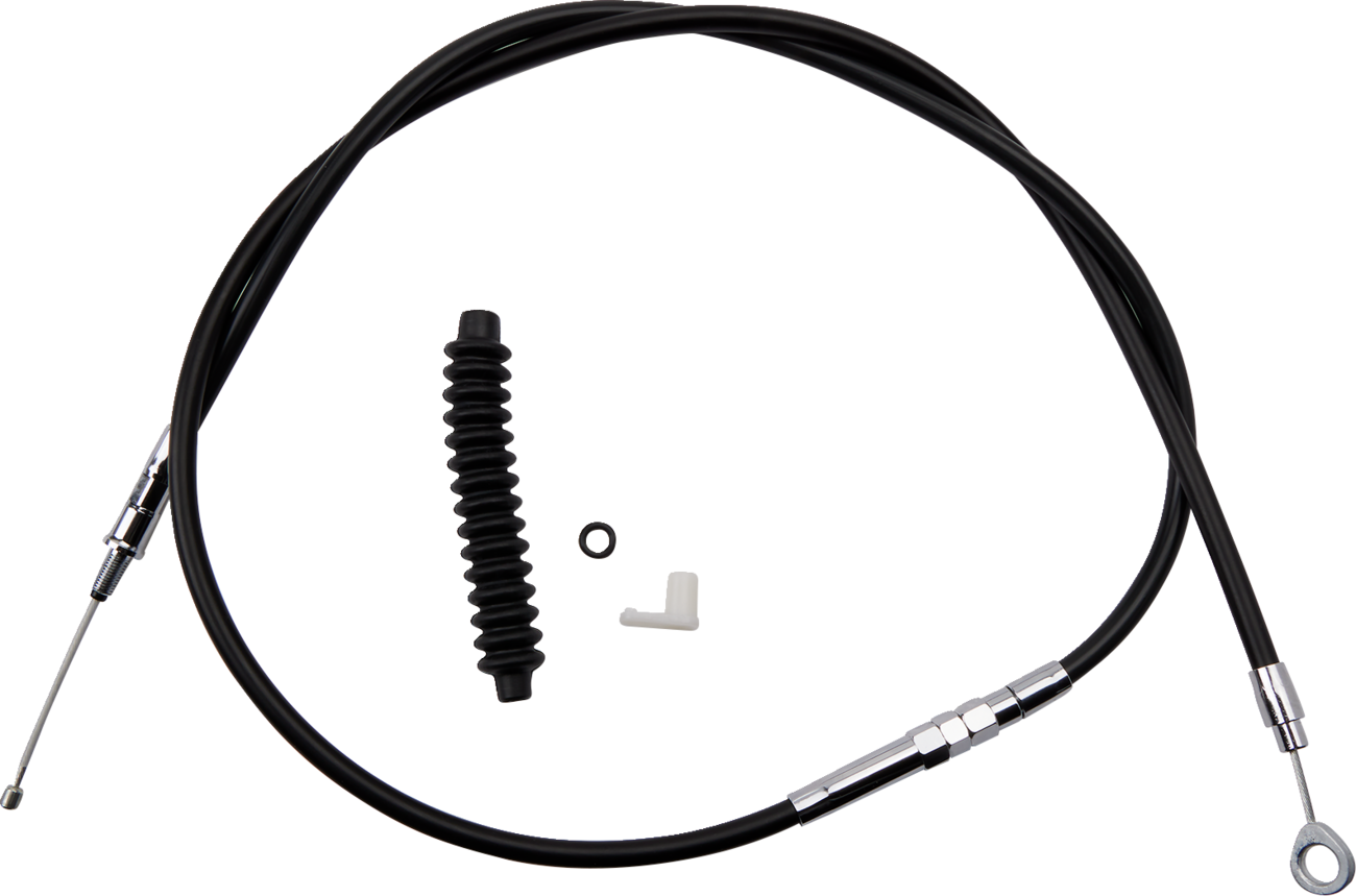 Drag Specialties High-Efficiency Black Vinyl Clutch Cable