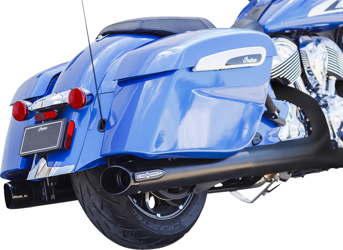 S&S Cycle Broadhead Slip-On Mufflers For Indian Touring 2014-2025