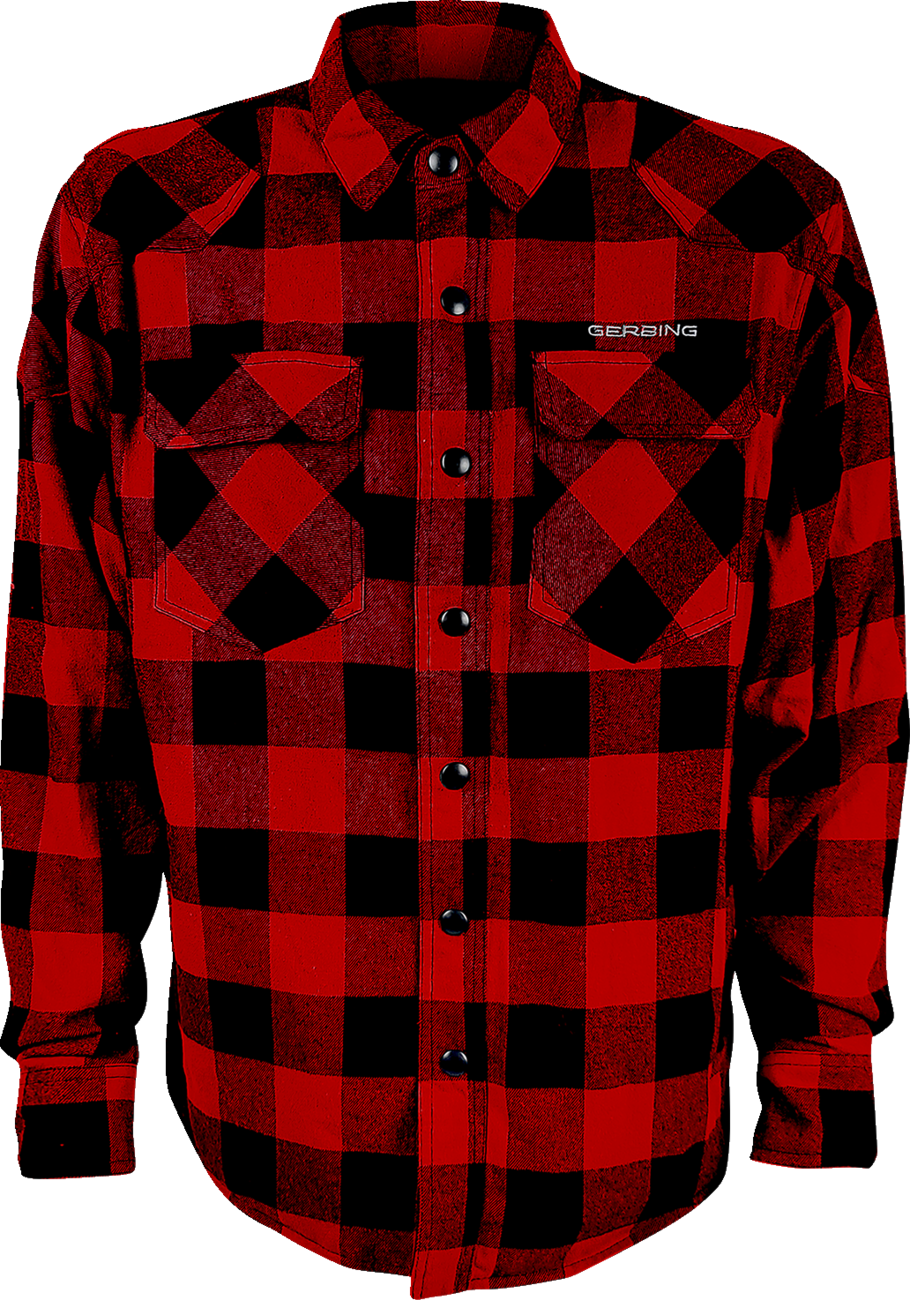 GERBING HEATED CLOTHING 7 V Battery Heated Flannel Shirt