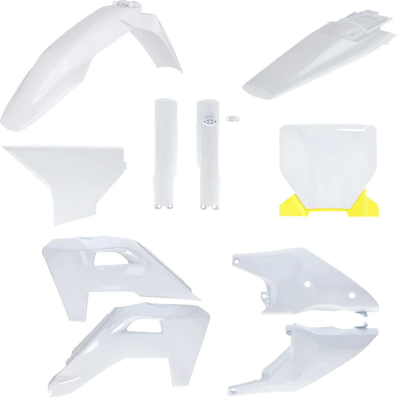 Acerbis Full Body Kit - '25 OEM White/Yellow - Husqvarna - FC/FX/TC/TX