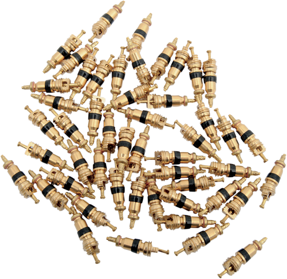 K&l supply Valve Core - Straight - Gold - 50 Pack