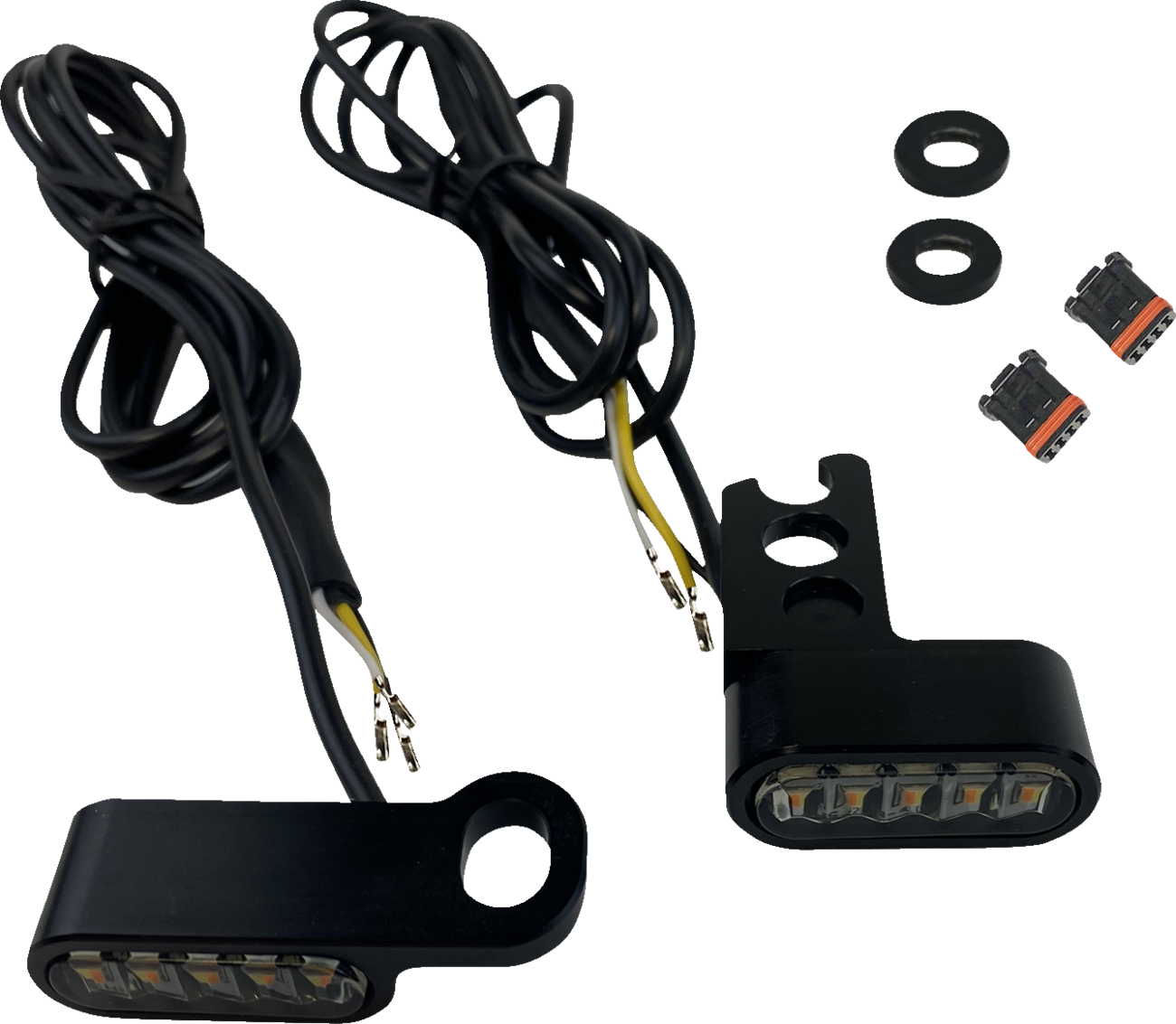 Custom dynamics Mirror Mount Front Turn Signals Harley Davidson