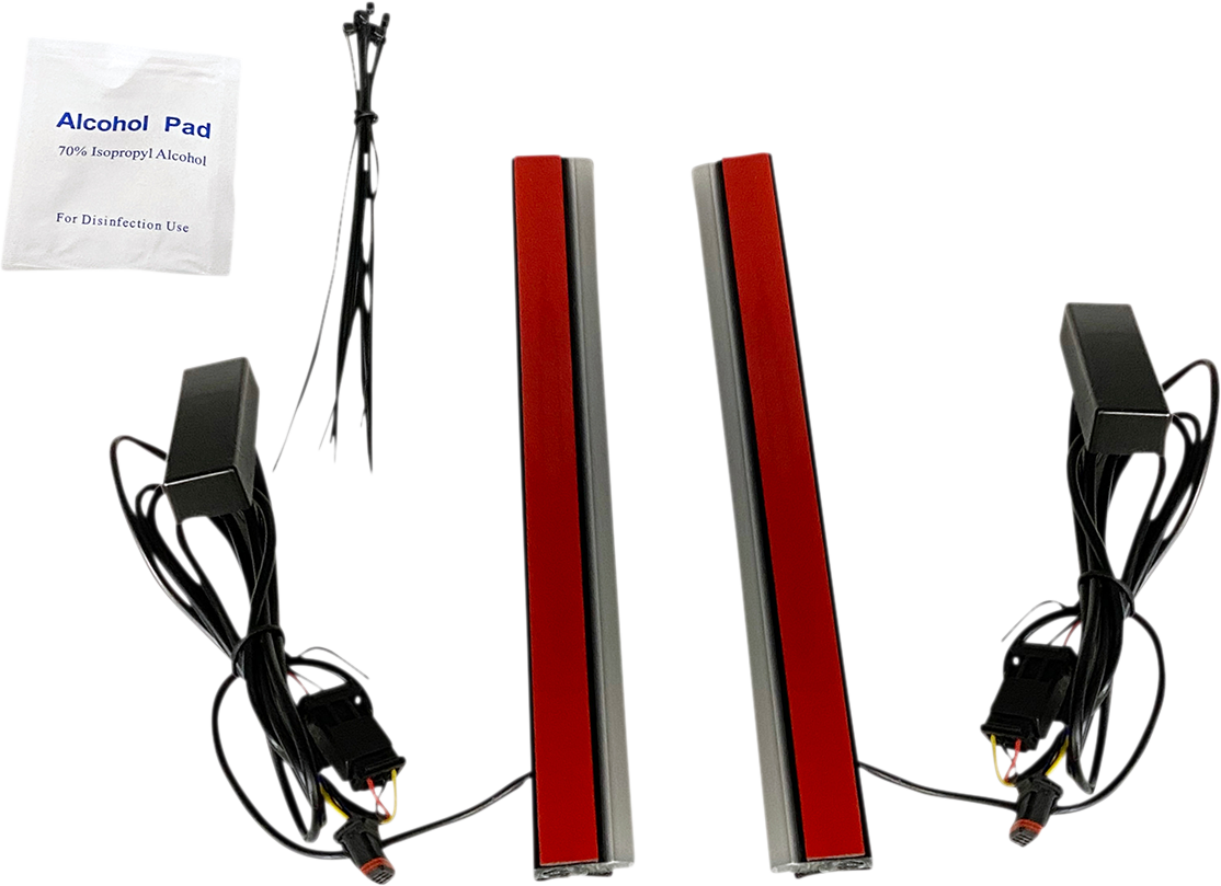 Custom Dynamics Dual Color Rear LED Plasma Rods Accent Light Kit for Harley