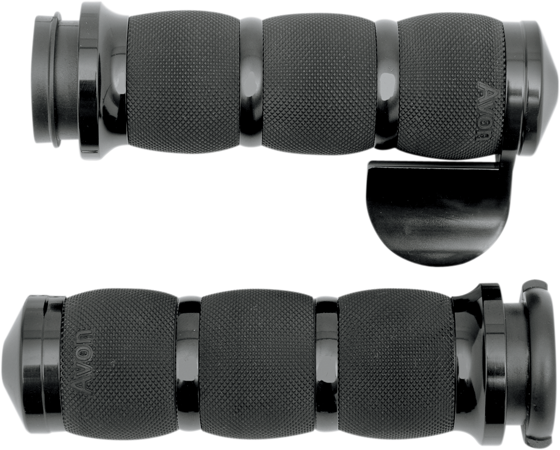 AVON GRIPS 3-Ring Air Cushioned Grips — Includes Throttle Boss