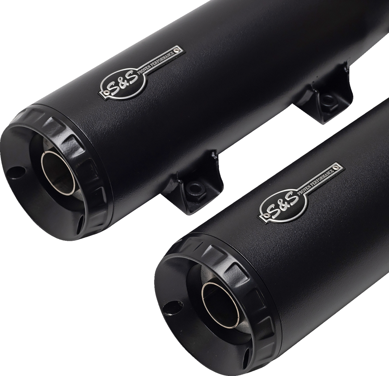 S&S Cycle Grand National Slip-On Mufflers For Indian Scout 2019-2024