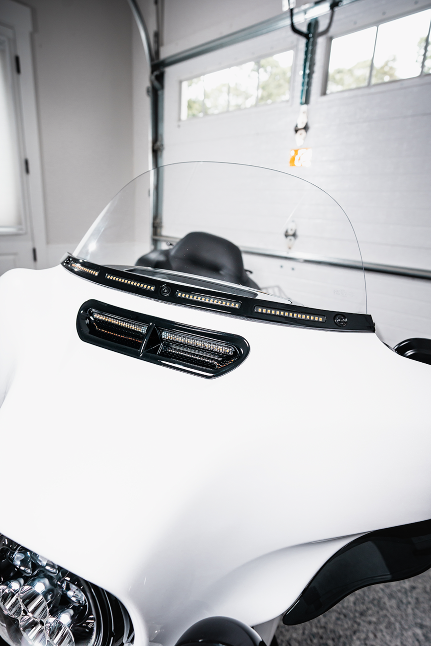 Custom Dynamics LED Vent Insert For Harley Touring 2014-2025