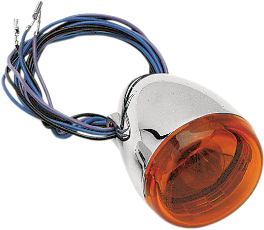 Chris products Turn Signal - Chrome/Amber Harley Davidson