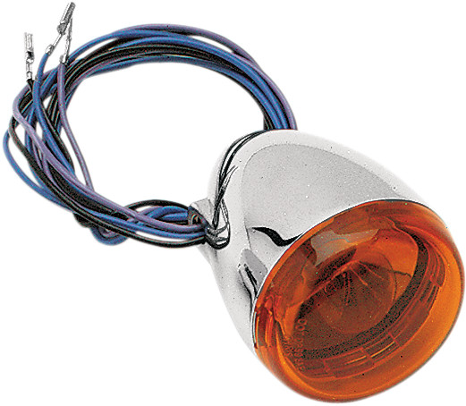 Chris products Turn Signal - Chrome/Amber Harley Davidson