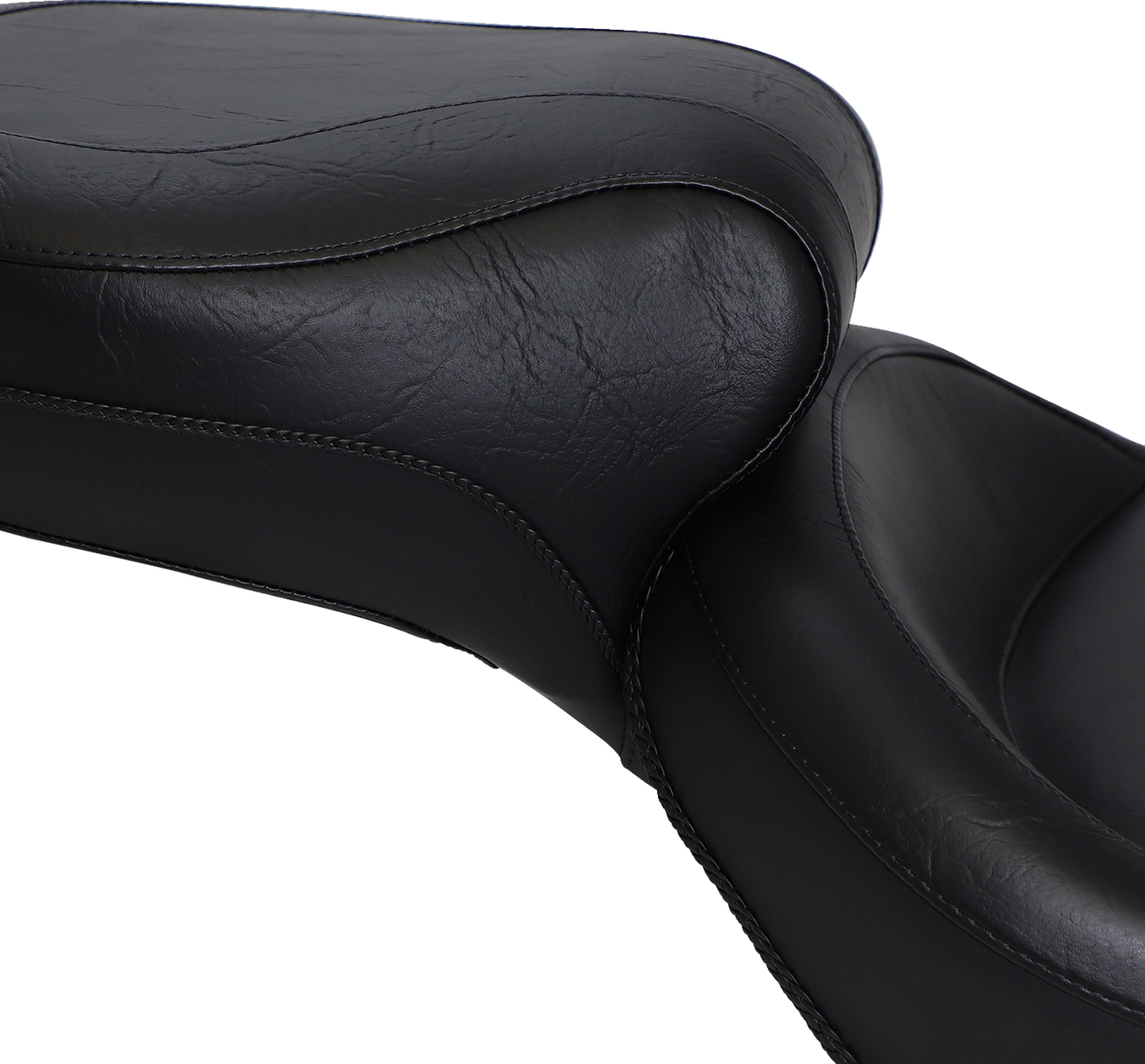 Mustang Wide Touring Smooth Seat For Harley Softail w/ 150mm Rear Tire 2000-2007