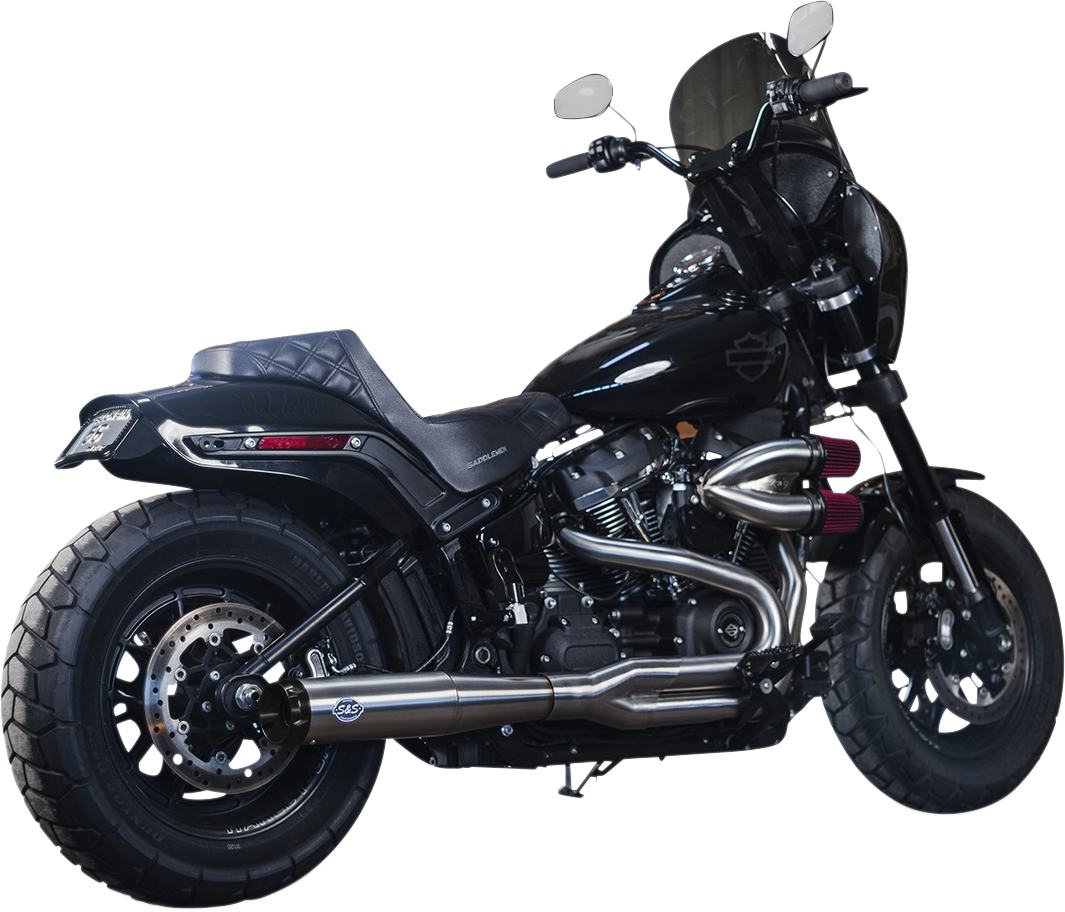 S&s cycle 2-into-1 Superstreet Exhaust System Harley Davidson
