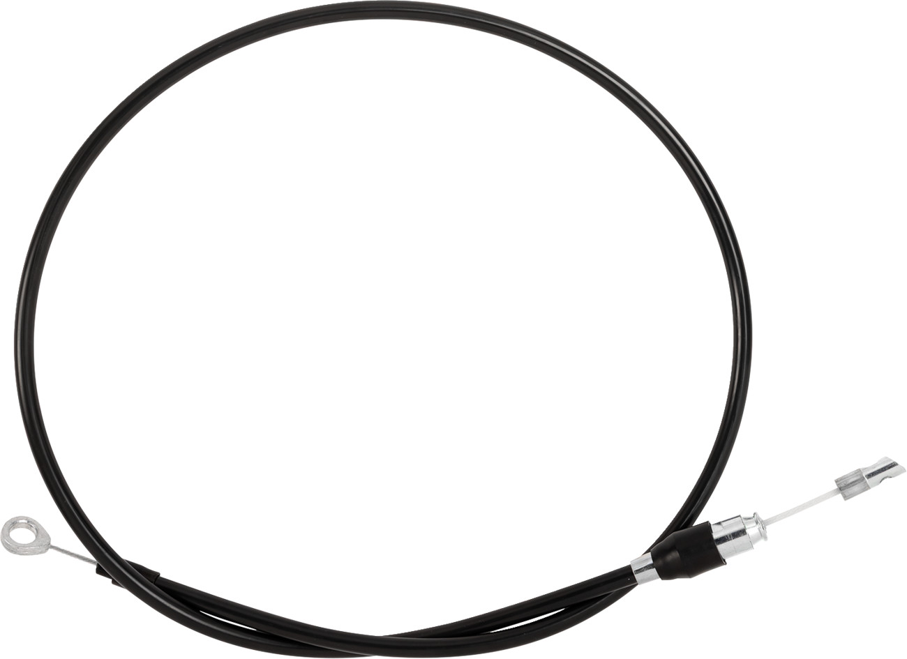 Drag specialties Quick Connect Clutch Cable - Upper - 56" - Black/Black Harley Davidson