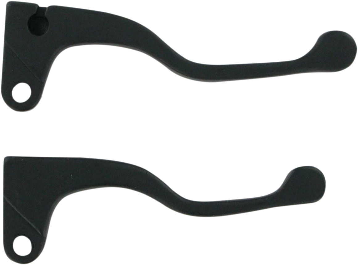 Parts unlimited Levers - Shorty - Black Yamaha/Suzuki/Kawasaki