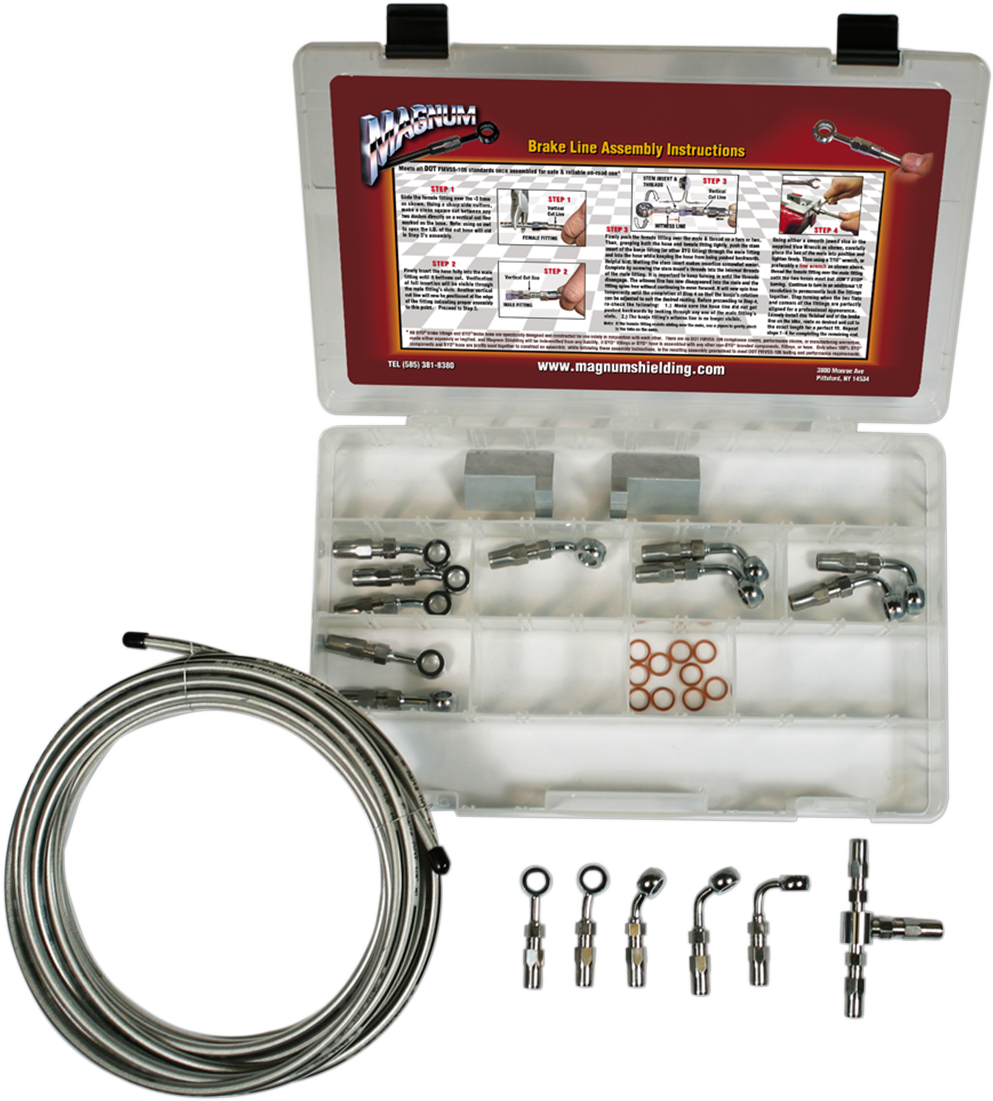 MAGNUM SHIELDING BYO® Build-Your-Own Brake Line Builder Kit