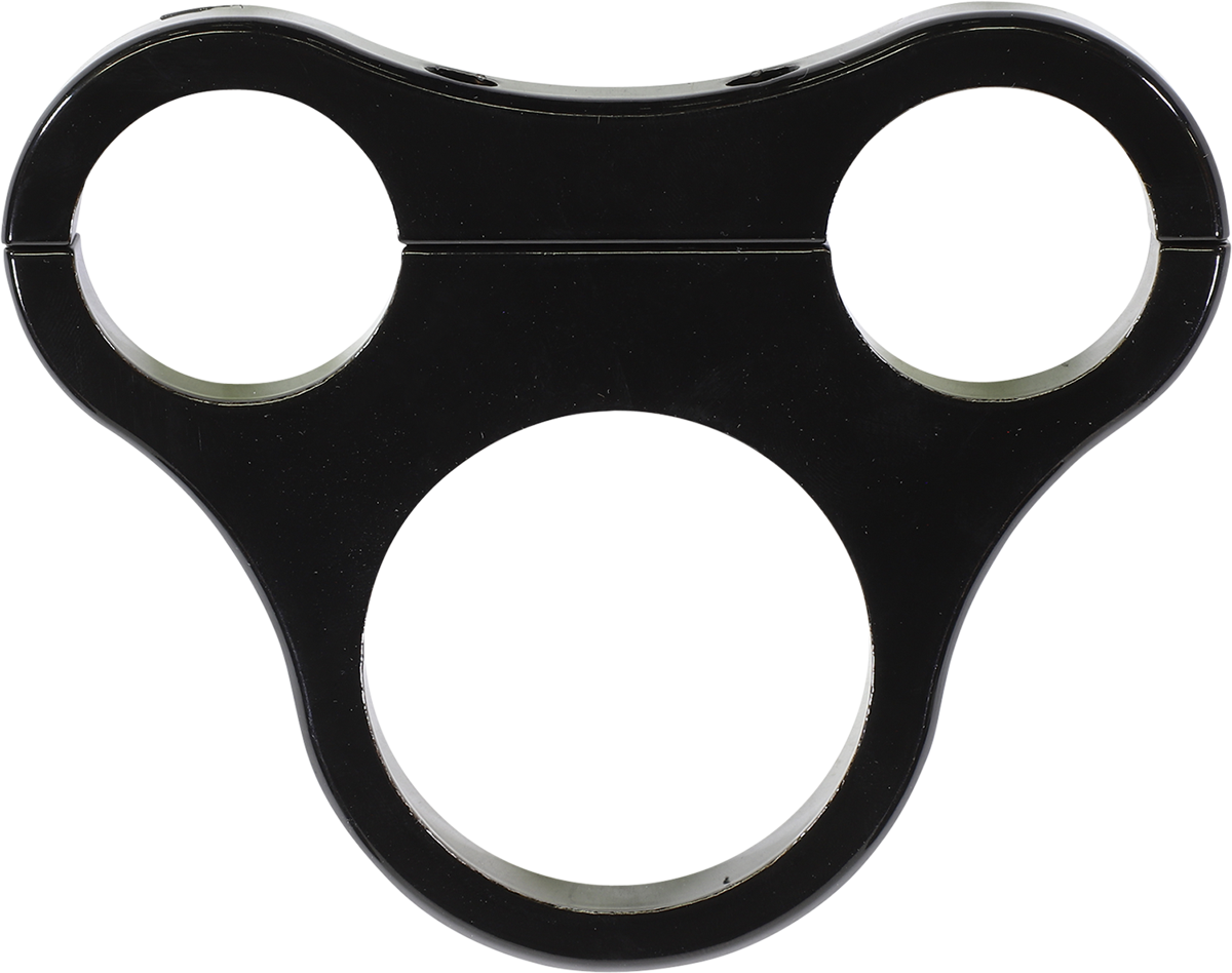 Drag specialties 1.5" T-Bar Gauge Mount - Gloss Black - For Mini Gauge