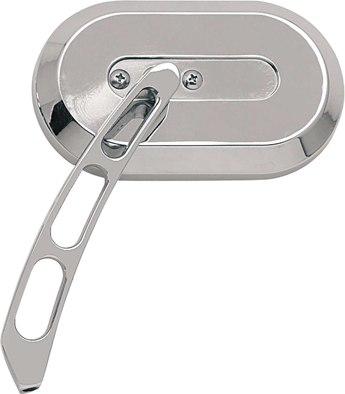Drag specialties Mirror - Side View - Oval - Chrome - Right - Each