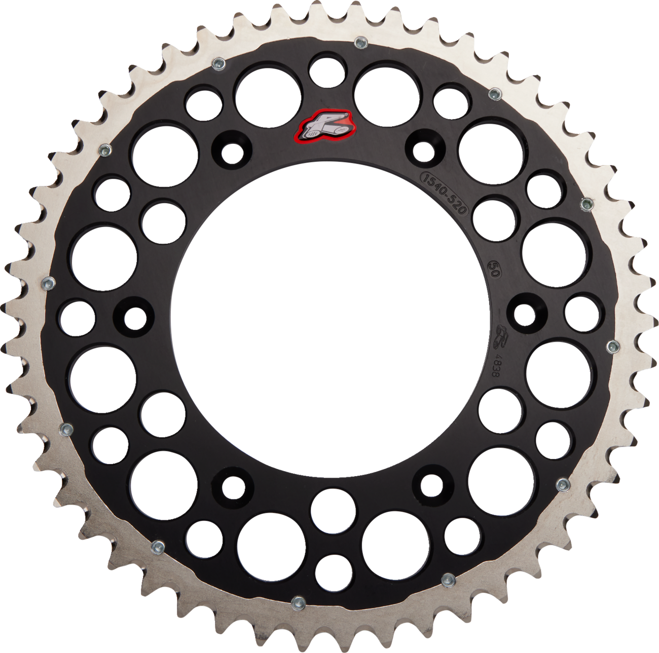 Renthal Twinring™ Rear Sprocket - 50 Tooth - Black - Honda 50T