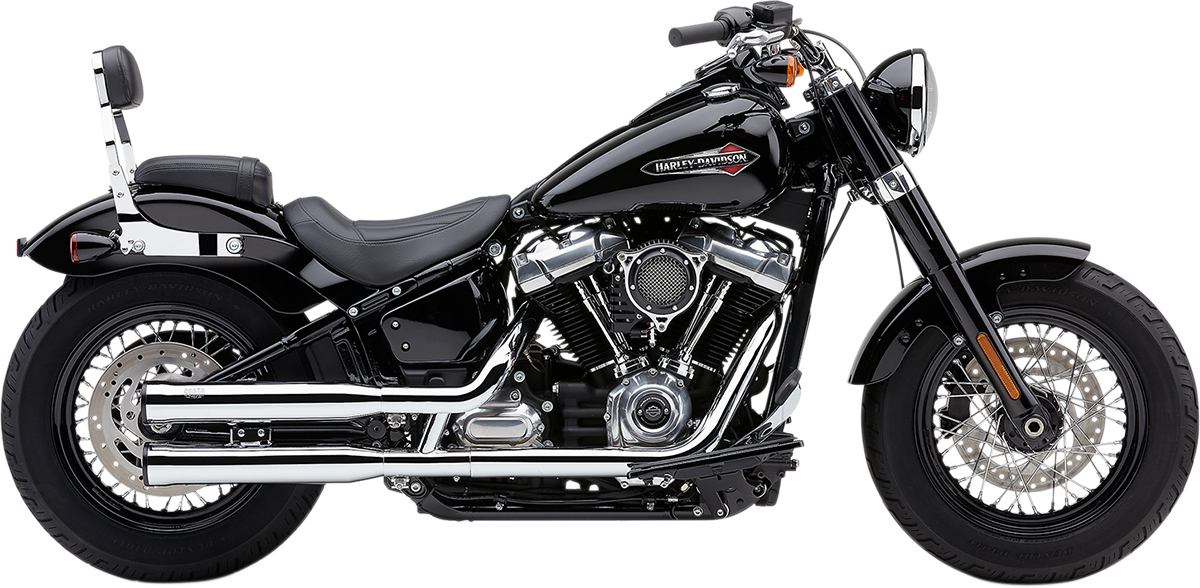 Cobra Chrome RPT Motorcycle Slip On Mufflers 2018-2022 Harley Softail FLDE FLHCS