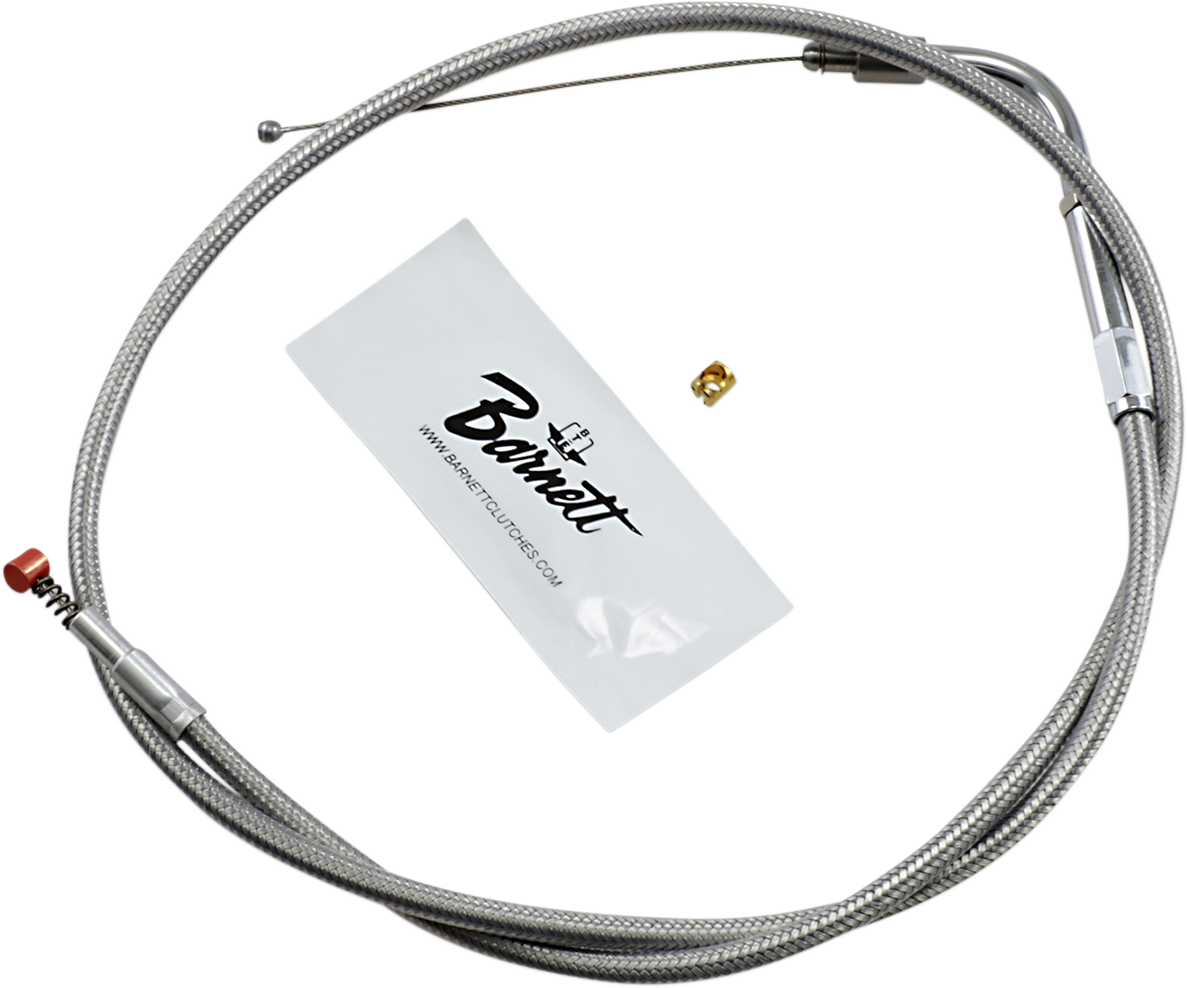 Barnett Stainless Steel Idle Cable For Harley Softail / Dyna 1996-2005