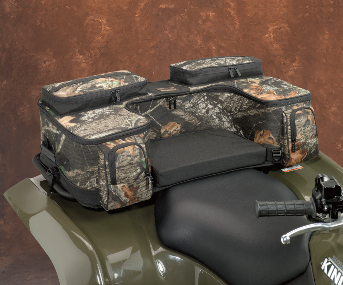 Moose Mossy Oak 36" x 19" x 8" Rear Zipper Ozark ATV Storage Rack Bag/Foam Seat