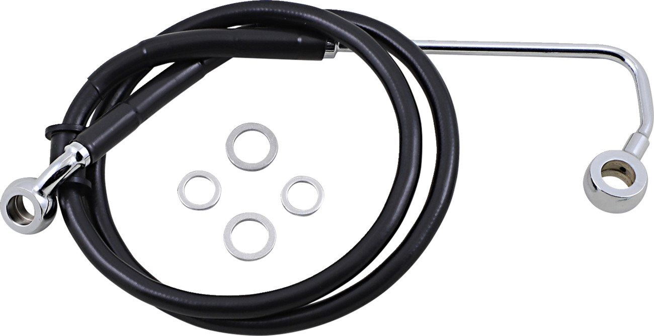 Drag Specialties Extended Length Stainless Steel Brake Line