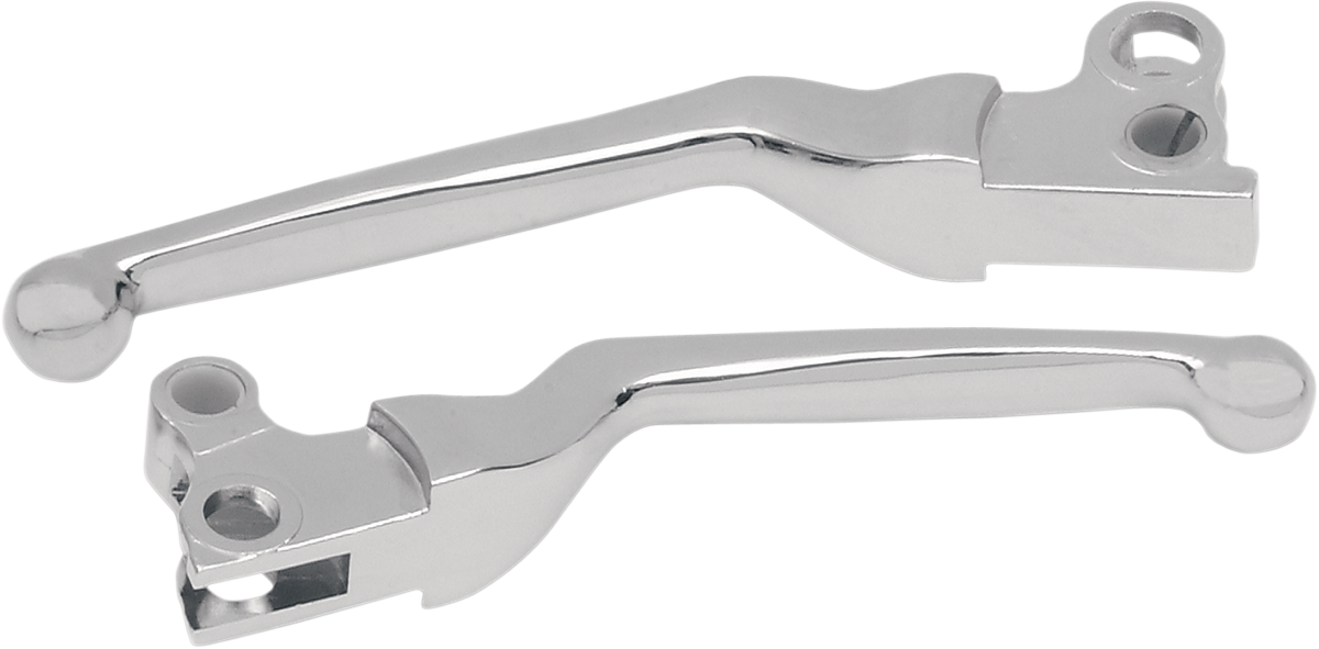 Drag specialties Chrome Clutch/Brake Lever Set Harley Davidson