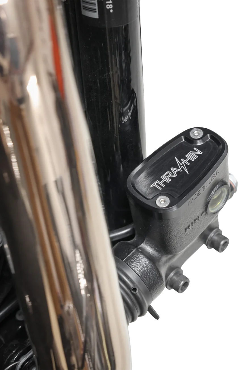 Thrashin Supply Co Rear Brake Reservoir Cover For Harley Softail 2018-2026