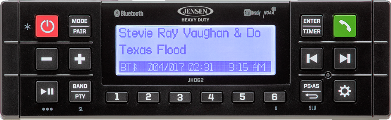 JENSEN Heavy Duty Bluetooth Stereo