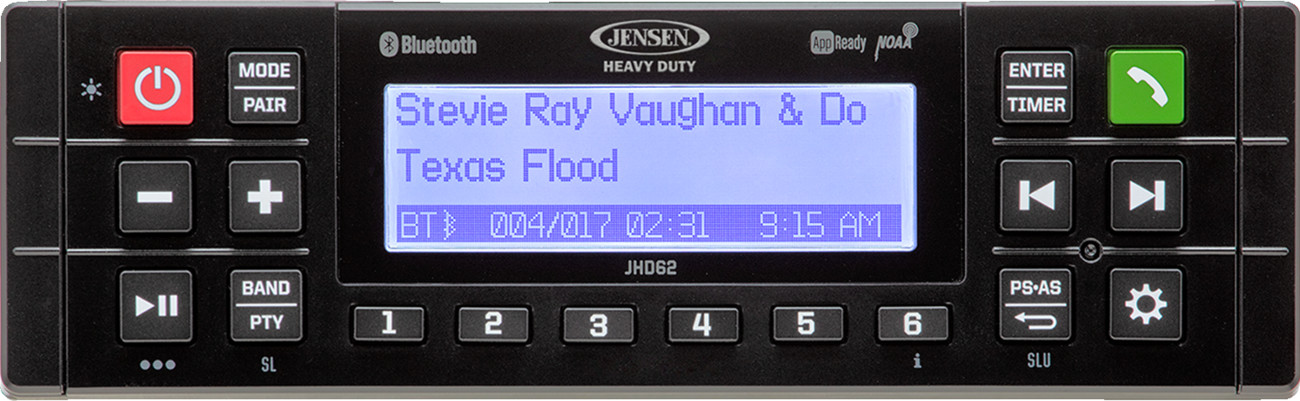 JENSEN Heavy Duty Bluetooth Stereo