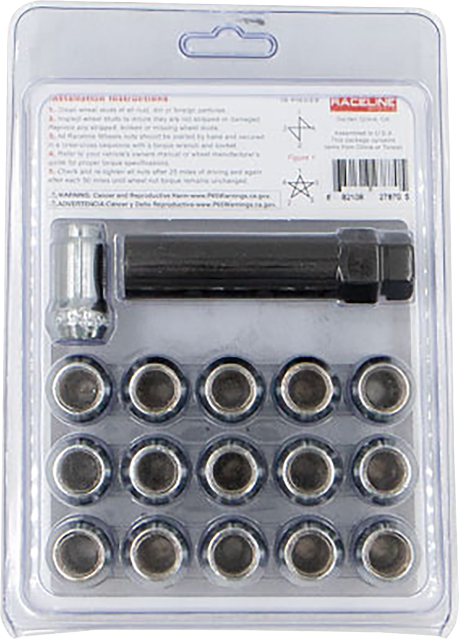 Spline Lug Nut Kit with Spline Key
