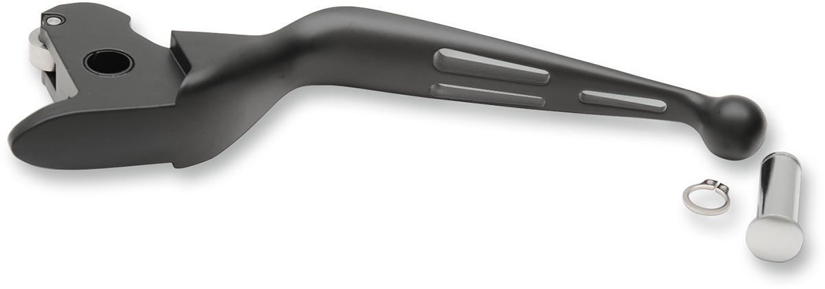 Drag specialties Clutch Lever - Wide Blade - Slotted - Black Harley Davidson