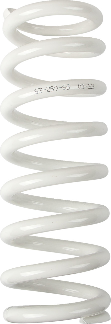Moose offroad Shock Spring - 63 mm OD - 66 n/mm - White Husqvarna/KTM/Gas Gas