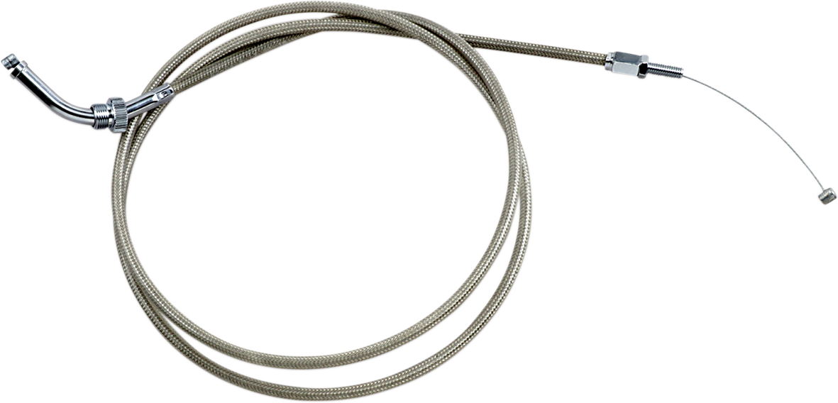 Motion pro Armor Coat Stainless Steel Throttle/Idle Cable for Cruisers - Push - VTX1800 Honda
