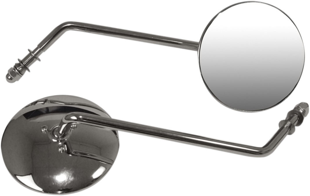 EMGO Chrome Universal Stamped Steel Mirror