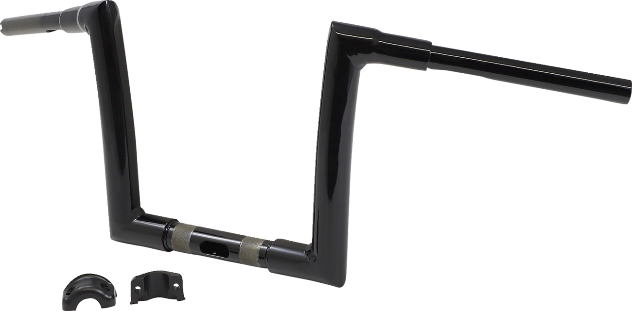 Todd's cycle Handlebar - 1-1/2" Strip - 10" - Gloss Black - Road Glide Harley Davidson