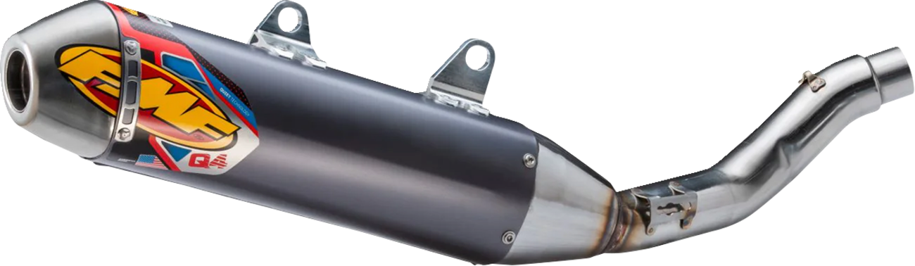 FMF Q4 HEX S/A Slip-On Exhaust Kawasaki KX450 2024-2025