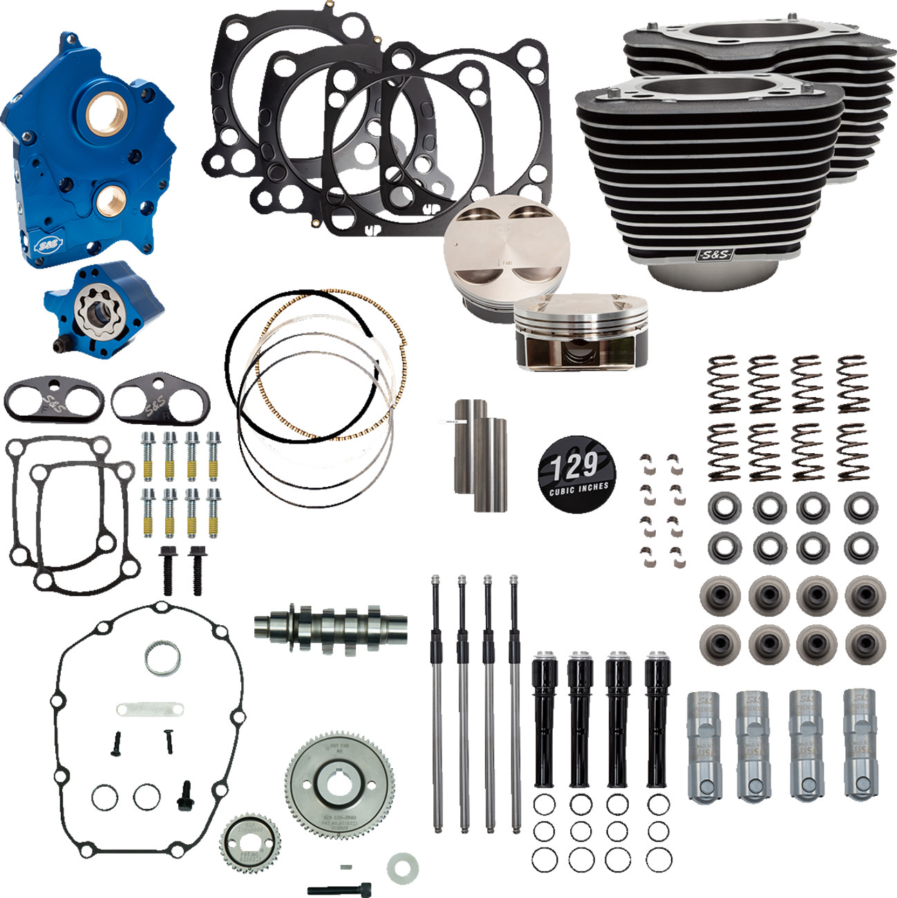 S&S CYCLE 129" Power Package Engine Performance Kit