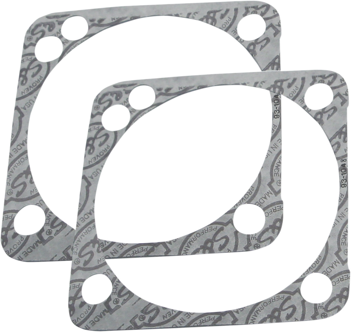 S&S Cycle 4.125" Bore .018" Thick Graphite Base Gaskets For Harley EVO 1984-2000