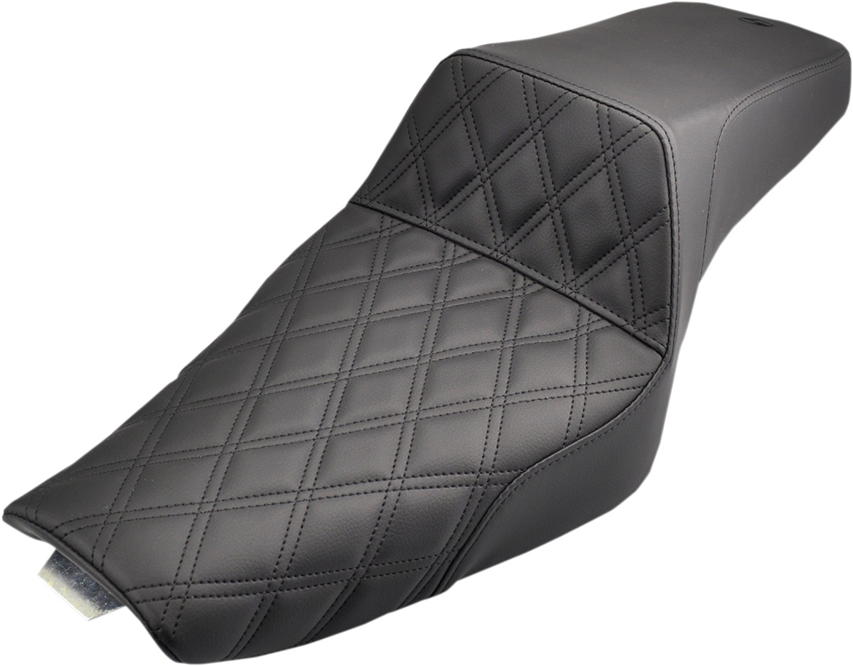 SADDLEMEN Step-Up Seat — Front Lattice Stitch