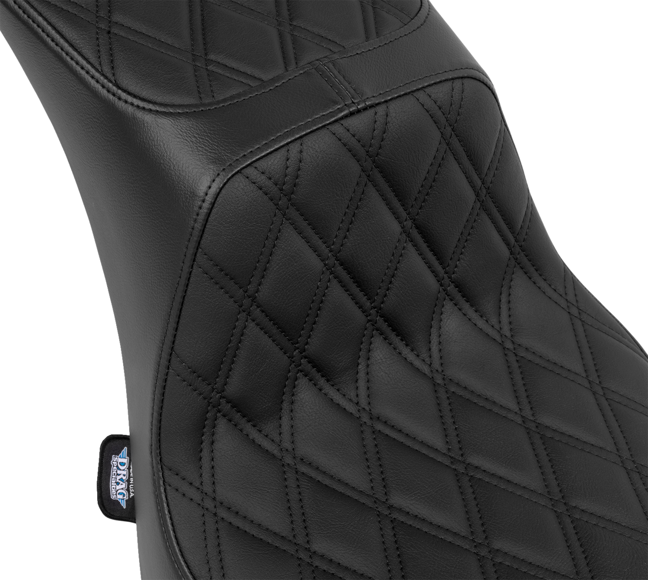Drag Specialties Predator III 2-Up Seat For Harley Softail 2000-2017