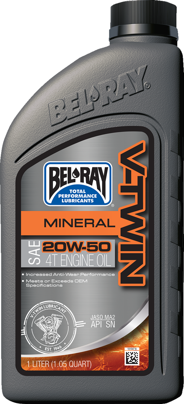 Bel-ray V-Twin Mineral 4-Stroke Engine Oil
