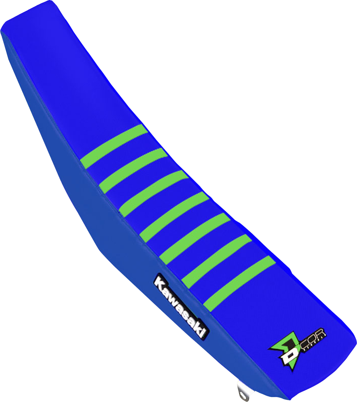 D'cor visuals Seat Cover - Blue/Green - KX250F/450F '16-'20 2016-2018 Kawasaki KX450F / 2017-2020 Kawasaki KX250F